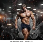 muscular-athletic-bodybuilder-fitness-model-260nw-360151730